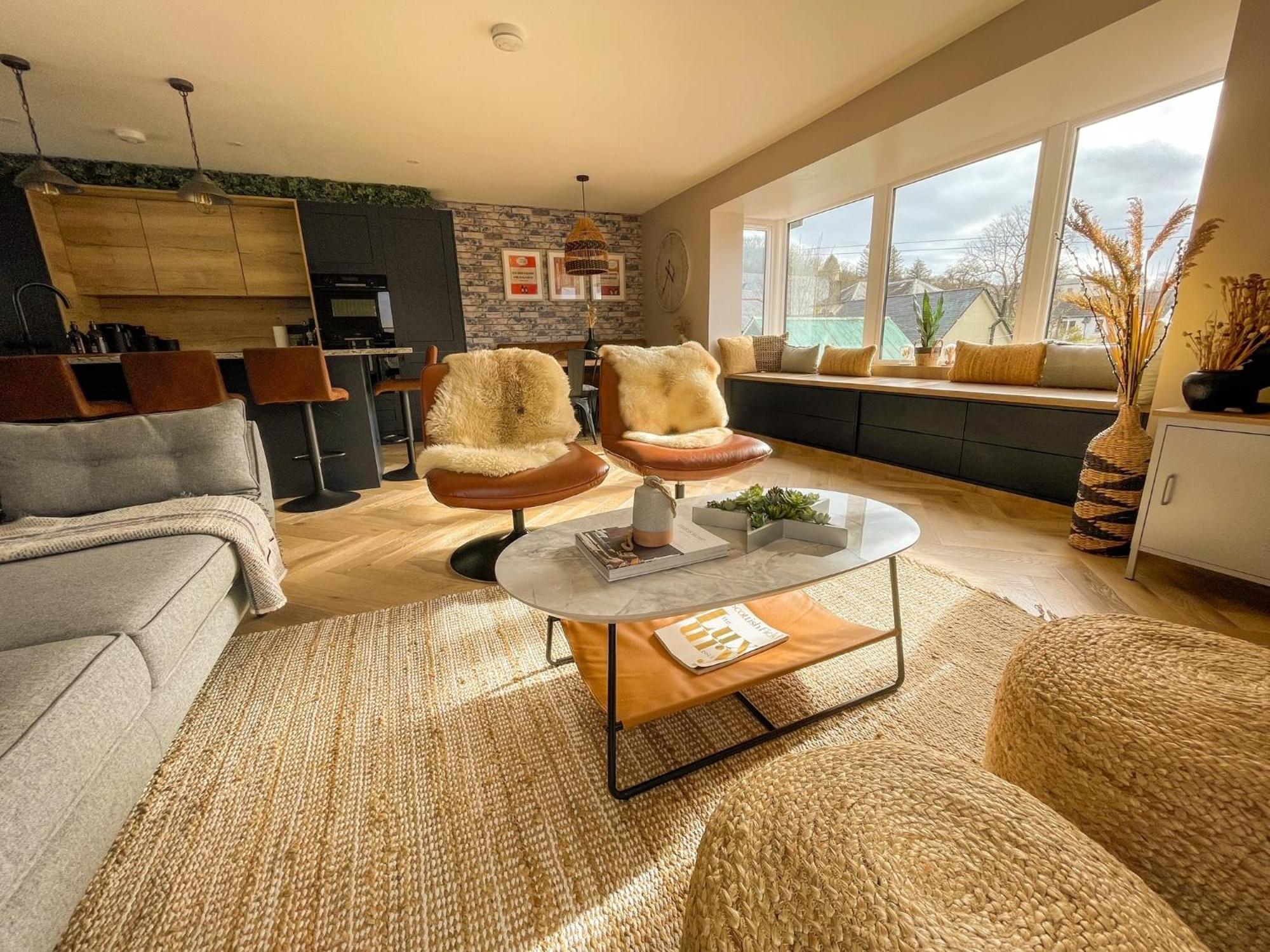 Stylish, With Open-plan Living Ferienhaus *